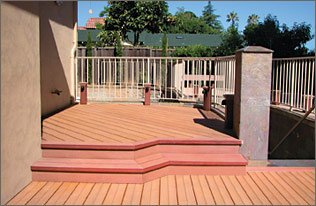 timbertech deck steps