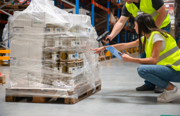 working in warehouse